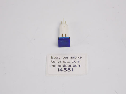 OEM LAVERDA ZUNDAPP LZ 125 175 DASHBOARD BLUE HIGH BEAM WARNING LIGHT 71320081 - MotoRaider