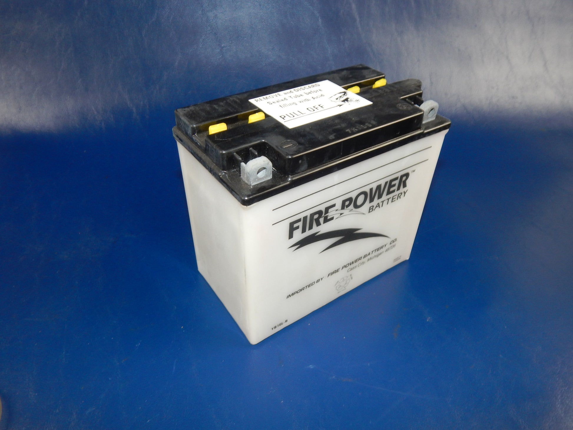 FIRE POWER MOTORCYCLES BATTERY YB16L-B SNOWMOBILE QUAD MOPED ATV - MotoRaider