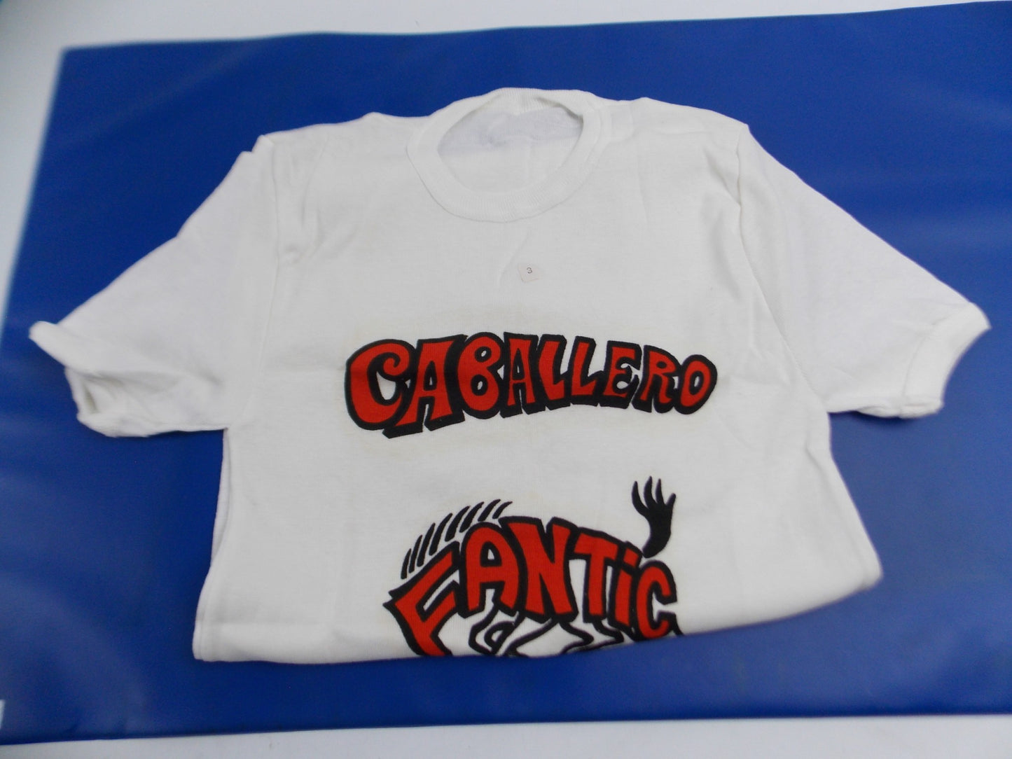 CABALLERO FANTIC MOTOR T-SHIRT WHITE RED BLACK COLOR SIZE SMALL - MotoRaider