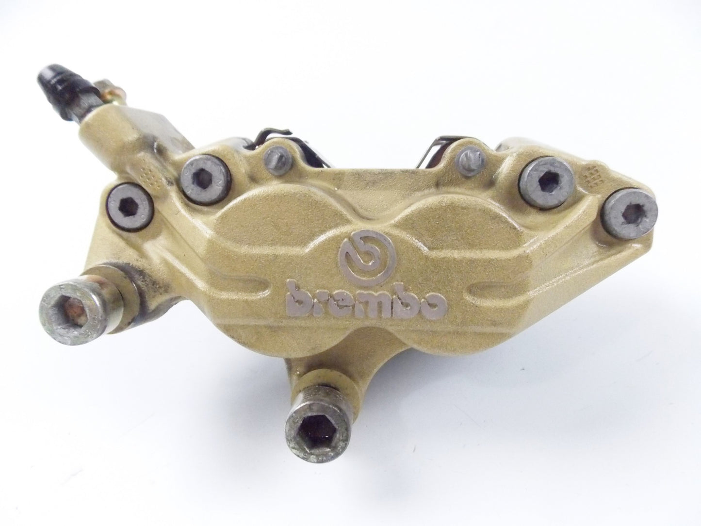 OEM 1998 DUCATI 750 FRONT WHEEL LEFT BRAKE CALIPER BREMBO - MotoRaider
