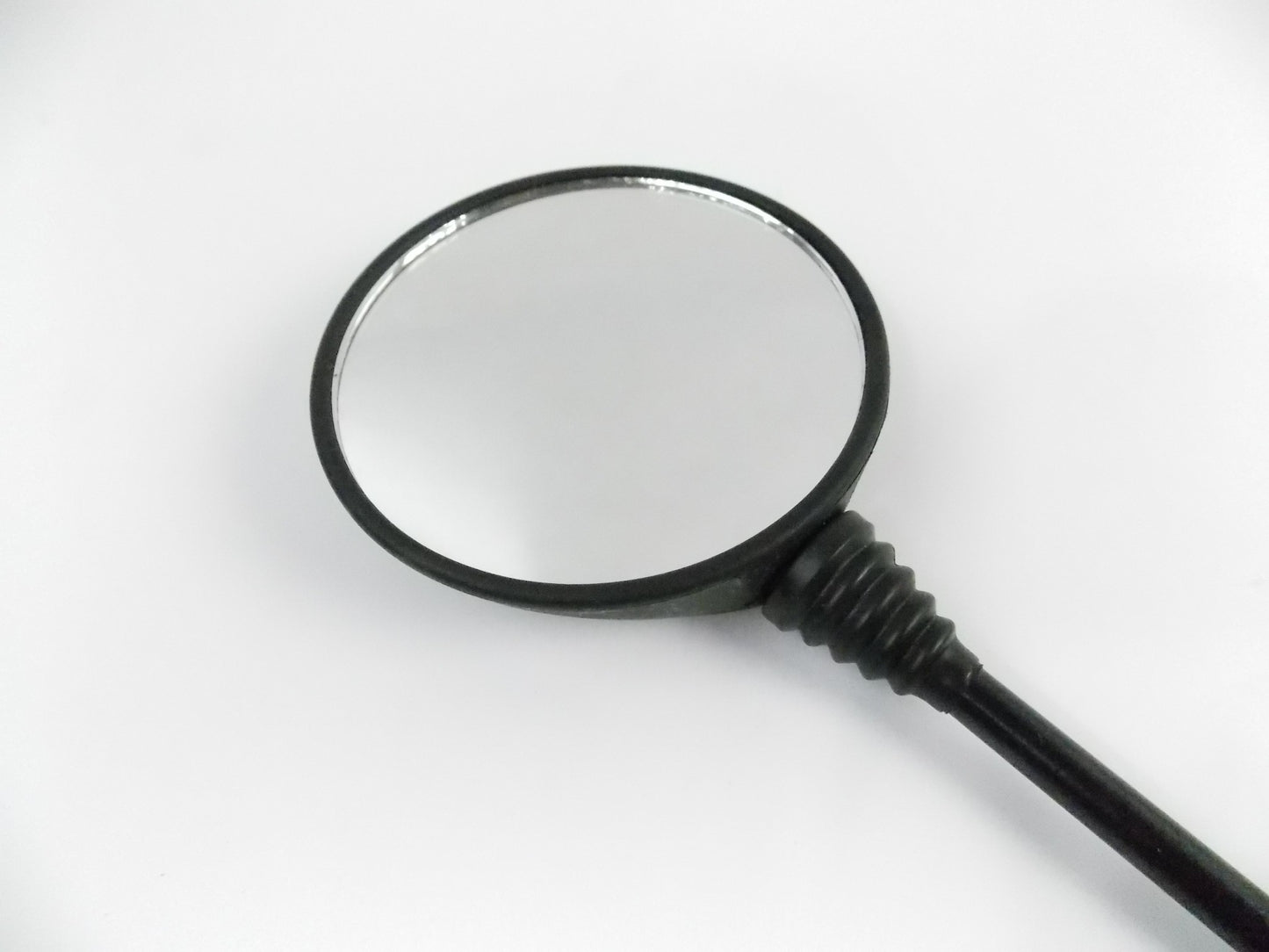 NOS OEM ORION MOTORCYCLES LEFT ROUND MIRROR LENGTH=8" THREAD=10mm E3 40666 - MotoRaider