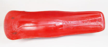 VINTAGE MOTORCYCLE M.ROBERT 352 RED MOTOCROSS REAR FENDER L=26" W=7" - MotoRaider