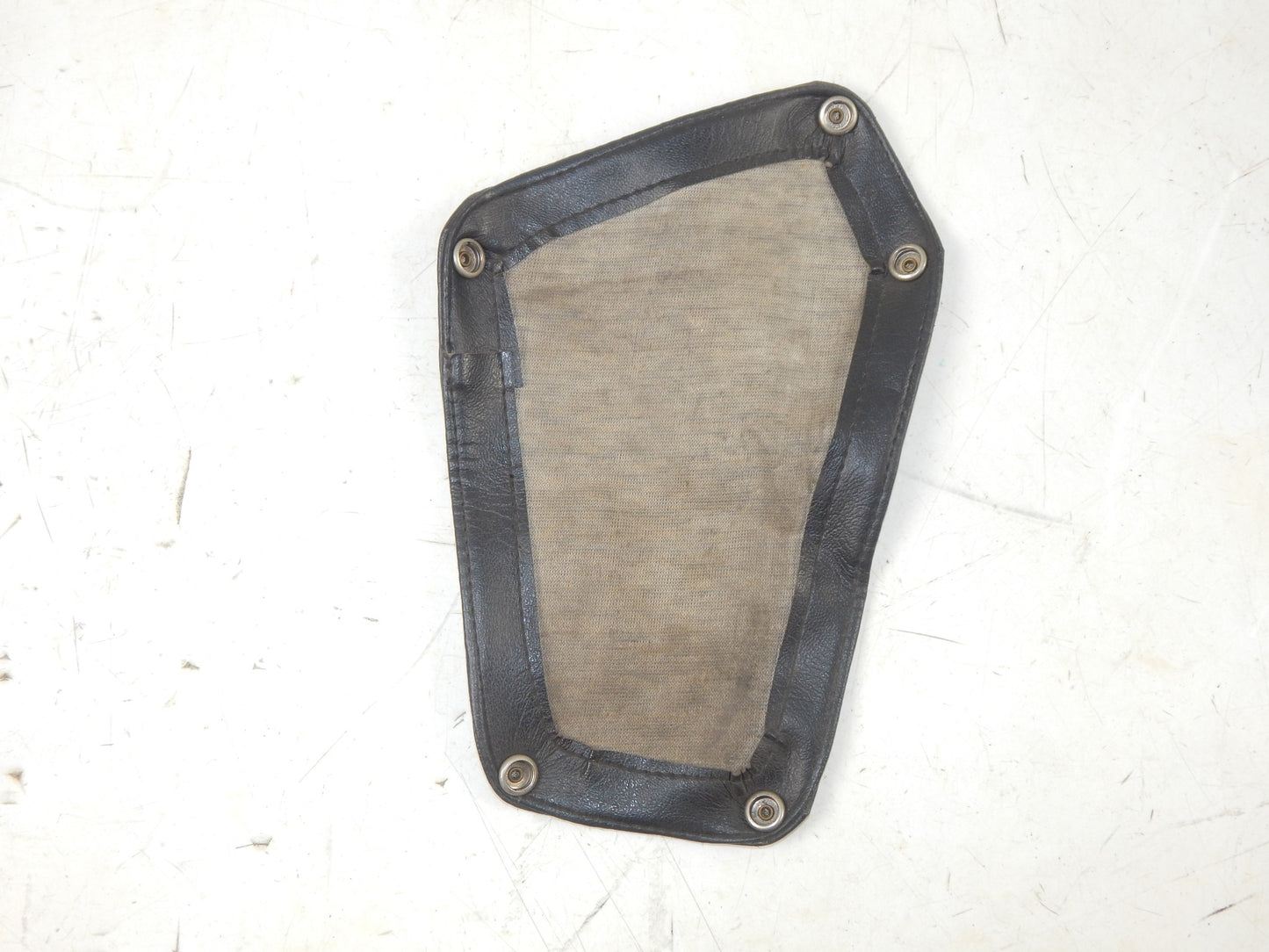 VINTAGE FAIRING SIDE POCKET BOX COVER SYNTHETIC LEATHER SNAP ON COVER YAMAHA BMW - MotoRaider