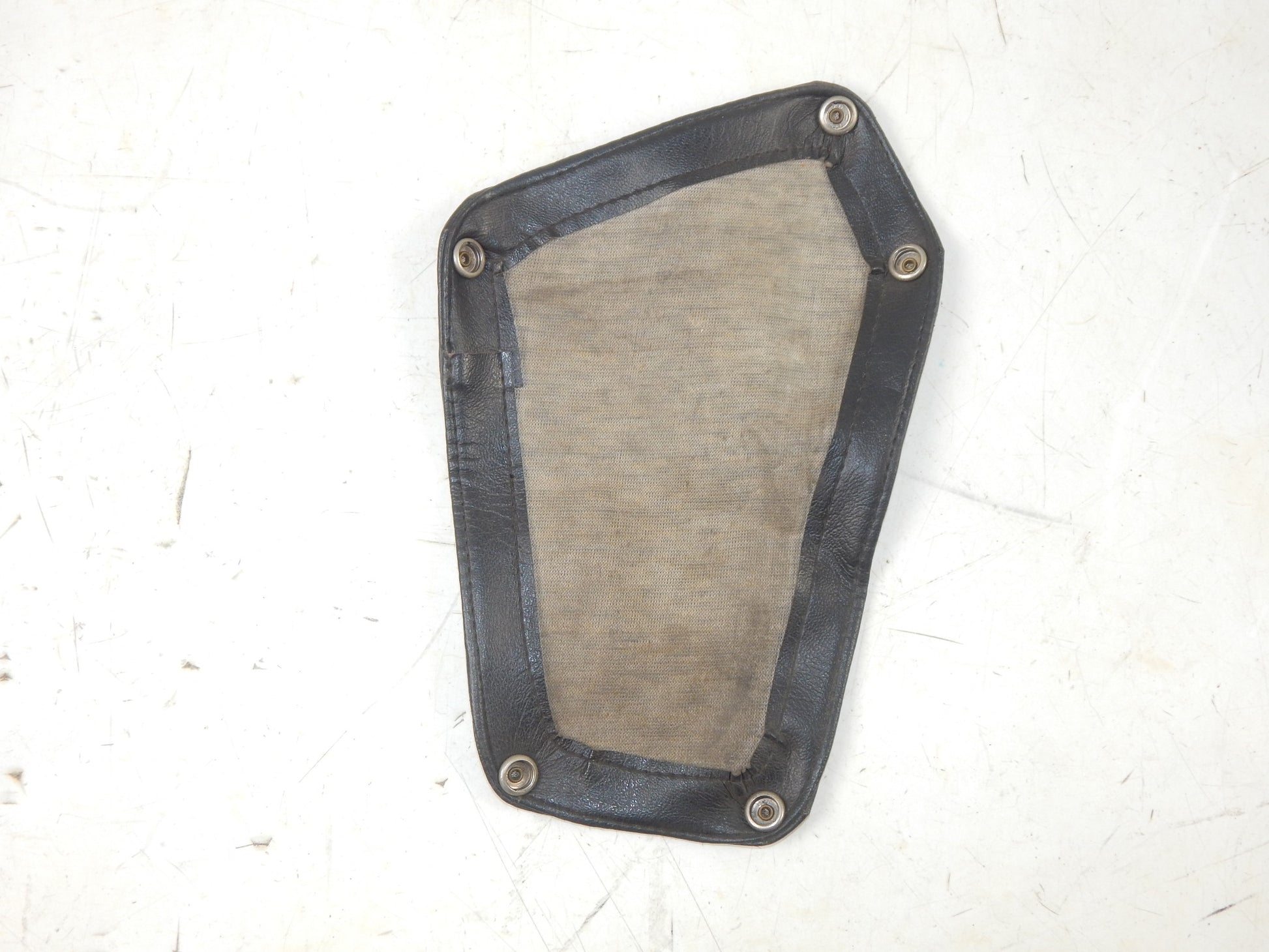 VINTAGE FAIRING SIDE POCKET BOX COVER SYNTHETIC LEATHER SNAP ON COVER YAMAHA BMW - MotoRaider