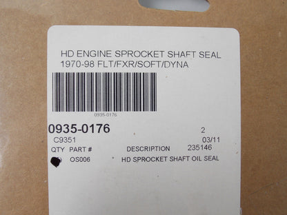 NOS COMETIC HARLEY DAVIDSON 1970-1998 FXR/FLT ENGINE SHAFT SEAL SET 0935-0176 - MotoRaider