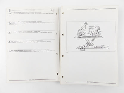 MALAGUTI MINARELLI YAMAHA PIAGGIO MORINI MOTOR WORKSHOP MANUAL SCOOTER 4 STROKE - MotoRaider