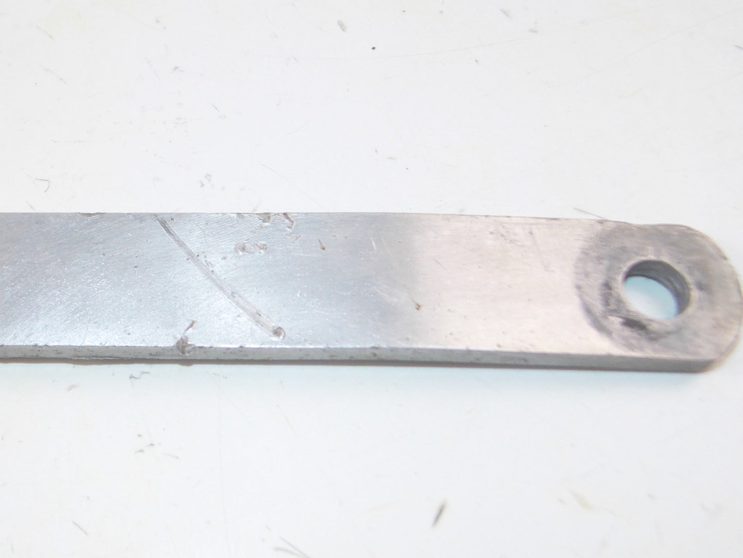 1980's HUSQUARNA CHAIN GUIDE ROLLER REAR WHEEL BRAKE PLATE ANCHOR STAY MOUNT - MotoRaider