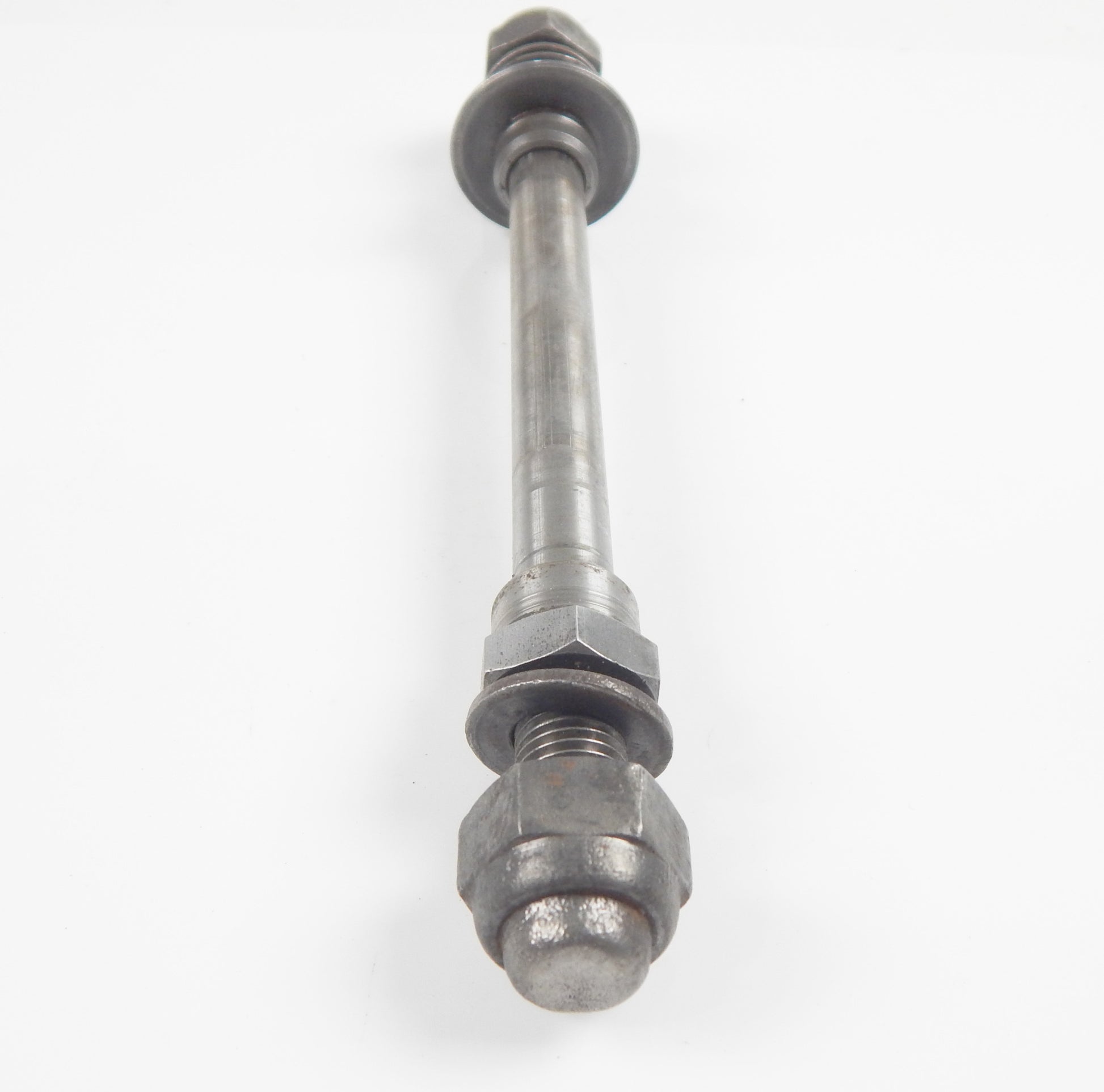 VINTAGE SCOOTER 1960 LAMBRETTA LI 150 FRONT WHEEL AXLE SPACERS WASHERS PIN BOLT - MotoRaider