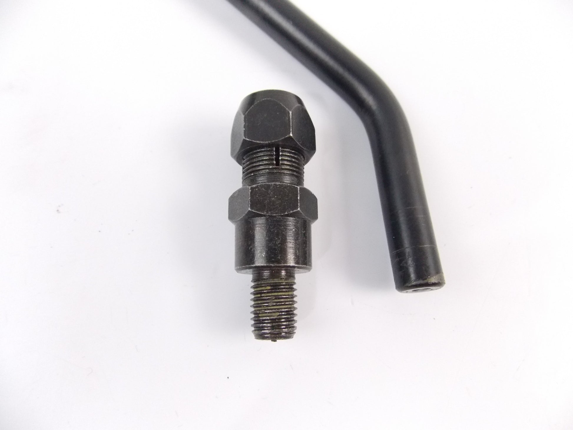 NOS OEM ORION MOTORCYCLES LEFT ROUND MIRROR LENGTH=8" THREAD=10mm E3 40666 - MotoRaider