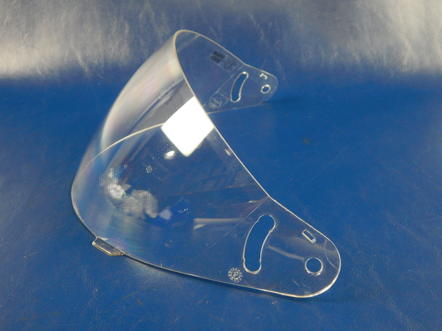MOTORCYCLE HELMET SHIELD CLEAR V-RIDE/1 SUN VISOR LIGHT BLUE MDS AGV BULLET E220 - MotoRaider