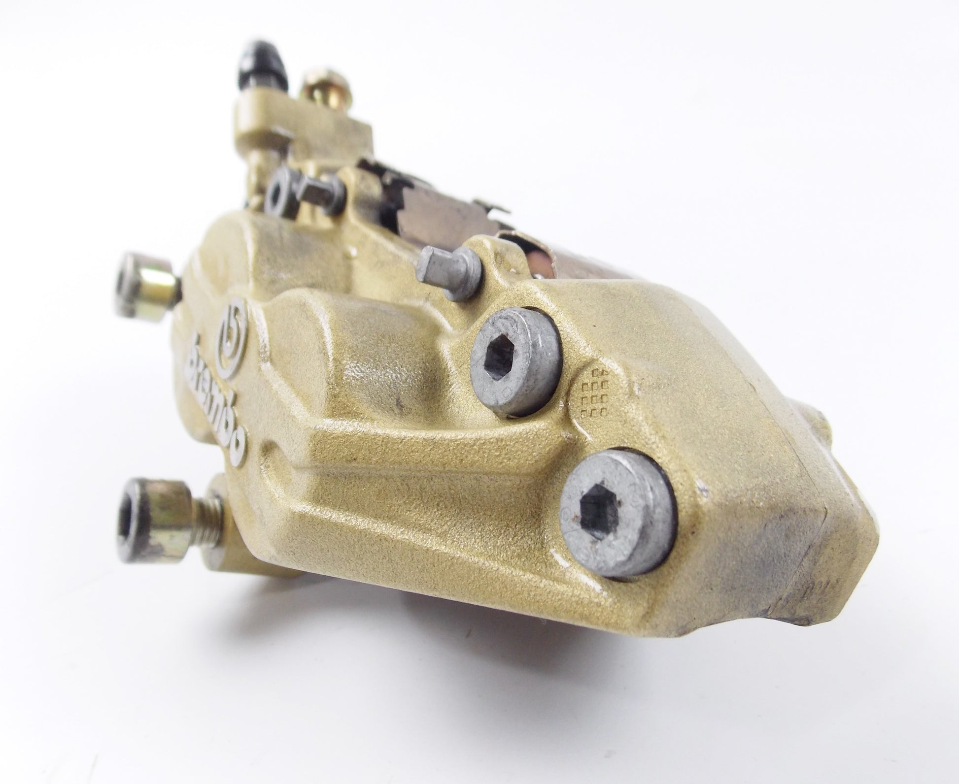 OEM 1998 DUCATI 750 FRONT WHEEL LEFT BRAKE CALIPER BREMBO - MotoRaider