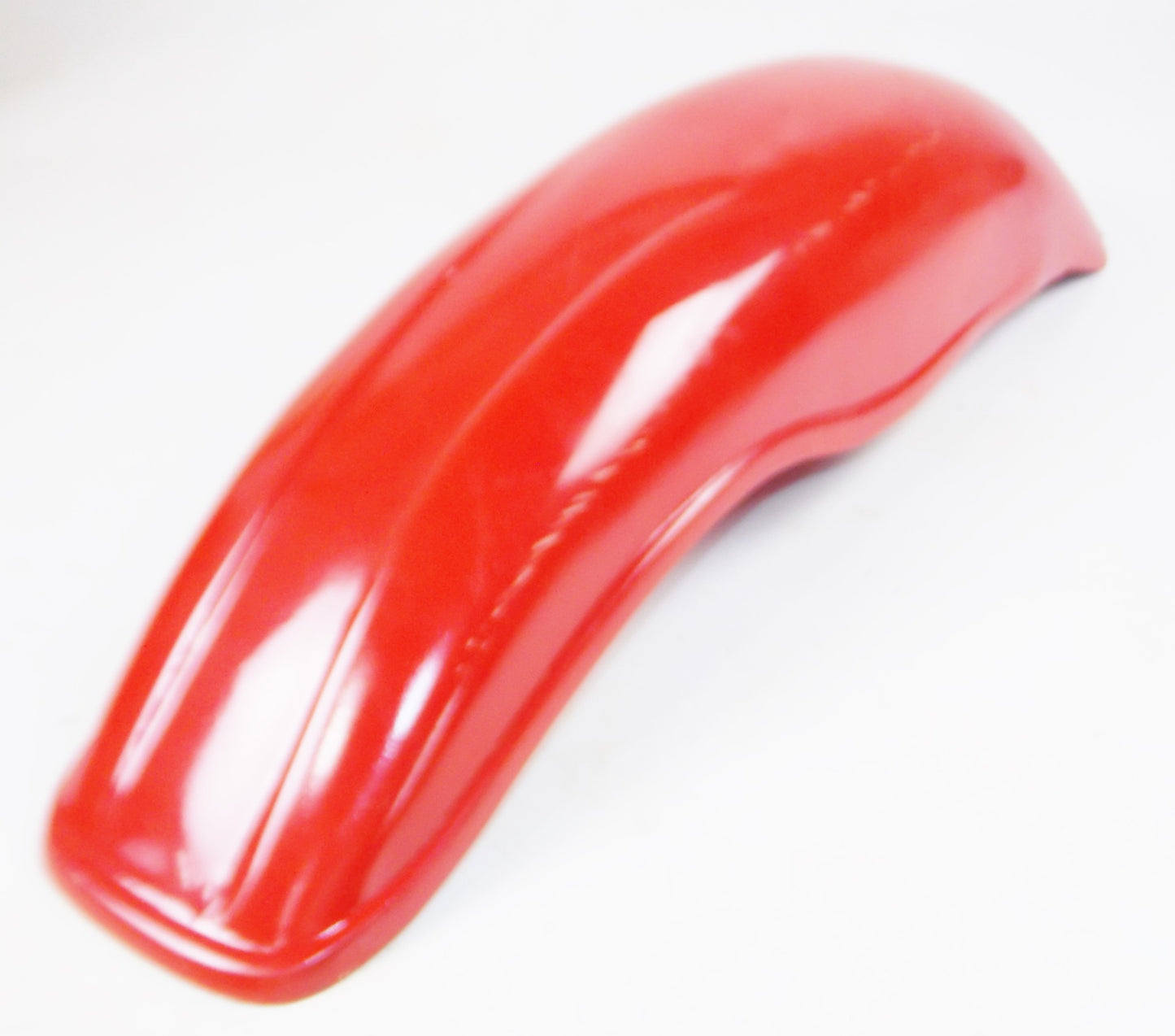 VINTAGE MOTORCYCLE M.ROBERT 352 RED MOTOCROSS REAR FENDER L=26" W=7" - MotoRaider