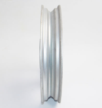 FRONT WHEEL RIM STEEL 1.85x12 MOTORCYCLES SCOOTER DRUM D=3 3/8" AXLE D=10 mm - MotoRaider