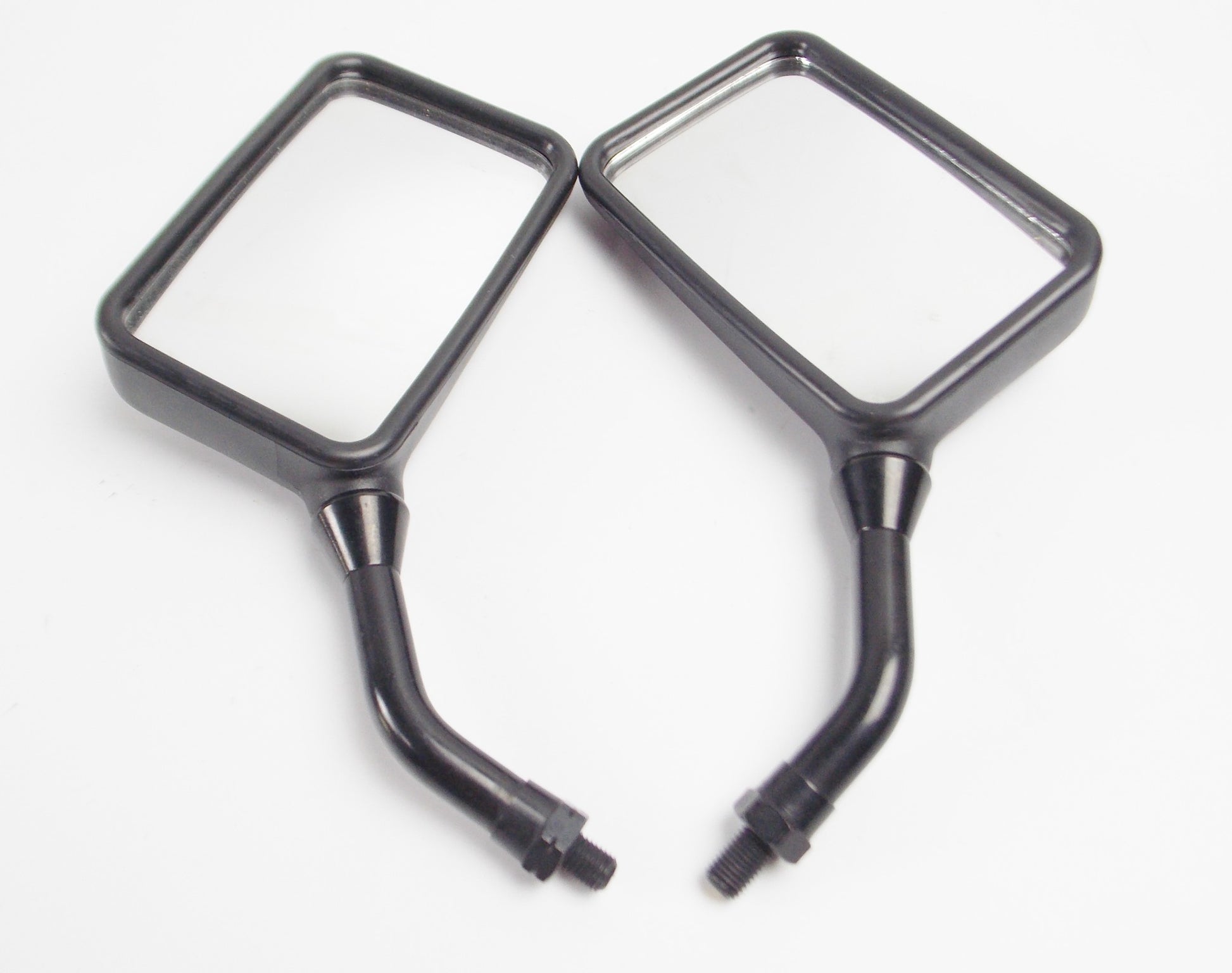 RIGHT LEFT OEM YAMAHA MIRROR BLACK THREAD 10mm STEM LENGTH 4.25" SIZE 3.25x5.25" - MotoRaider
