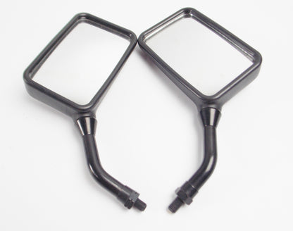 RIGHT LEFT OEM YAMAHA MIRROR BLACK THREAD 10mm STEM LENGTH 4.25" SIZE 3.25x5.25" - MotoRaider