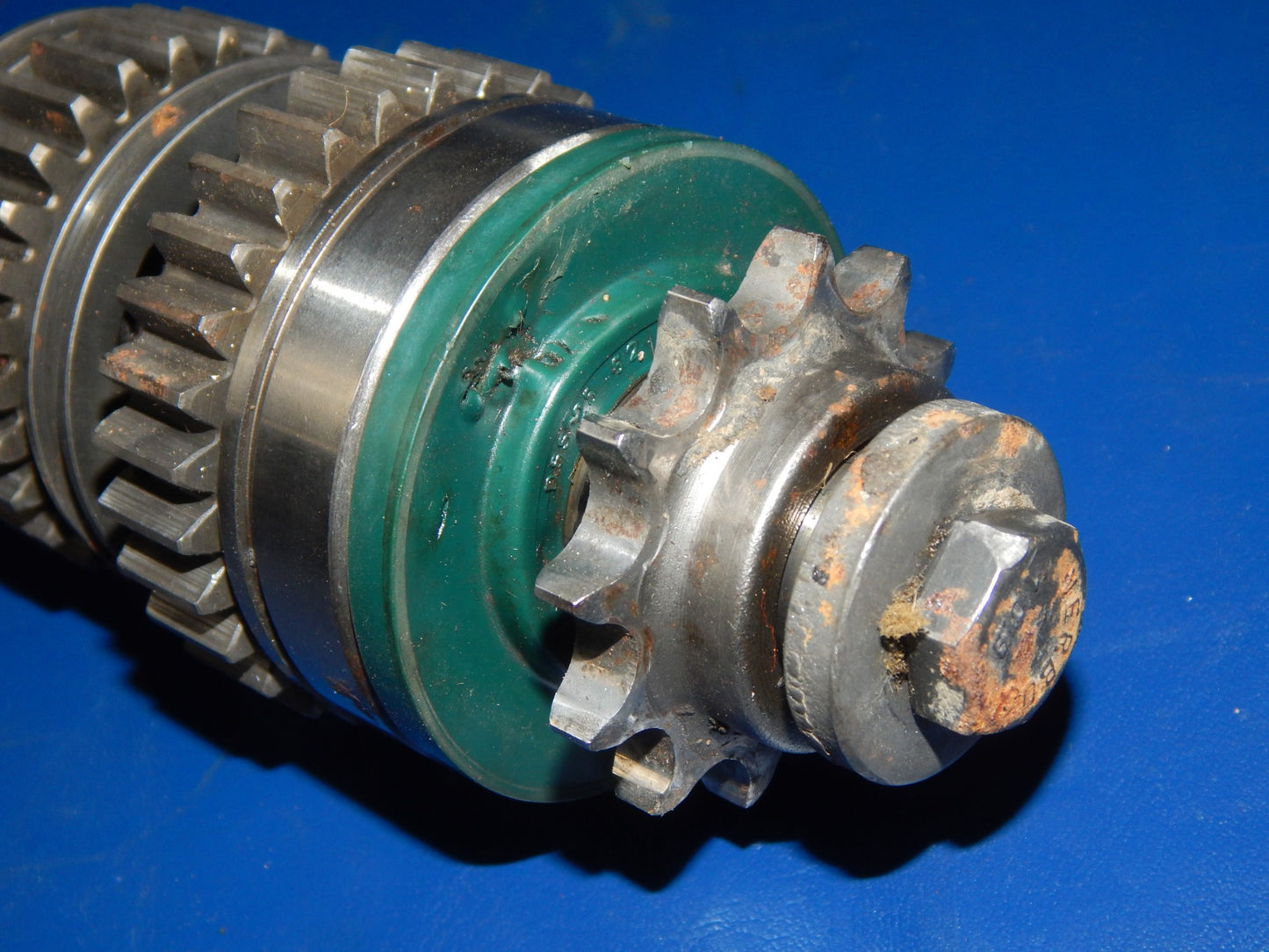 1975-76 HERCULES ENGINE TRANSMISSION MAIN SHAFT 12T COUNTER SPROCKET SACHS DKW - MotoRaider