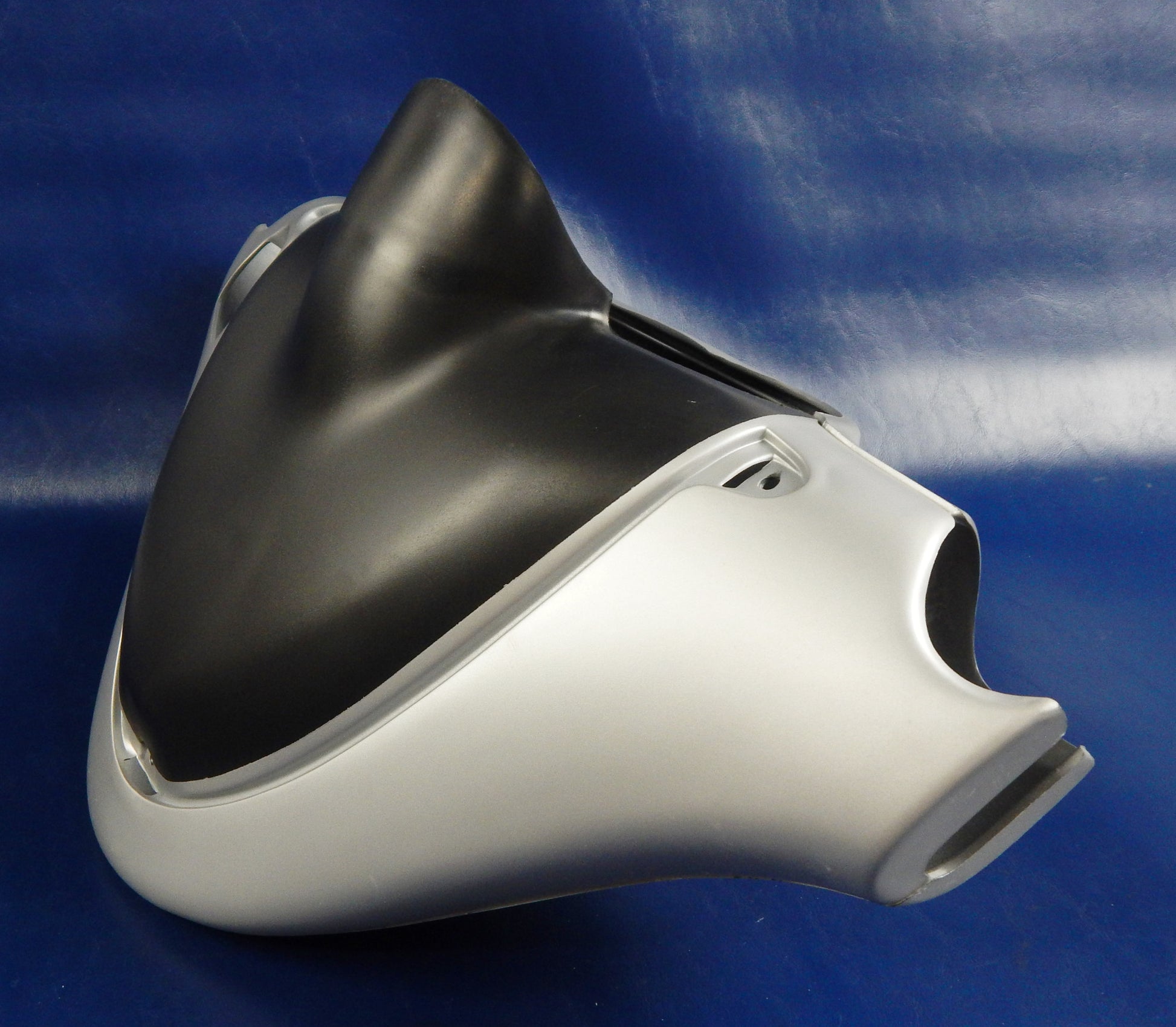OEM MALAGUTI SCOOTER F15 HANDLEBAR COVER SET MATTE SILVER 071.263.88 07126388 - MotoRaider