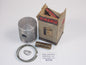 NOS DINAMIN 56 PISTON 46.8MM+13.5MM PIN+RINGS+CIRCLIPS VINTAGE ITALY #16236 - MotoRaider