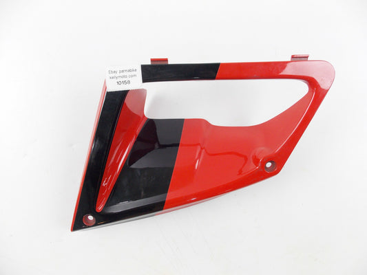 NOS OEM HONDA 64355-MV9A-000 LOWER LEFT SIDE COWL FAIRING RED BLACK CBR600 1994 - MotoRaider
