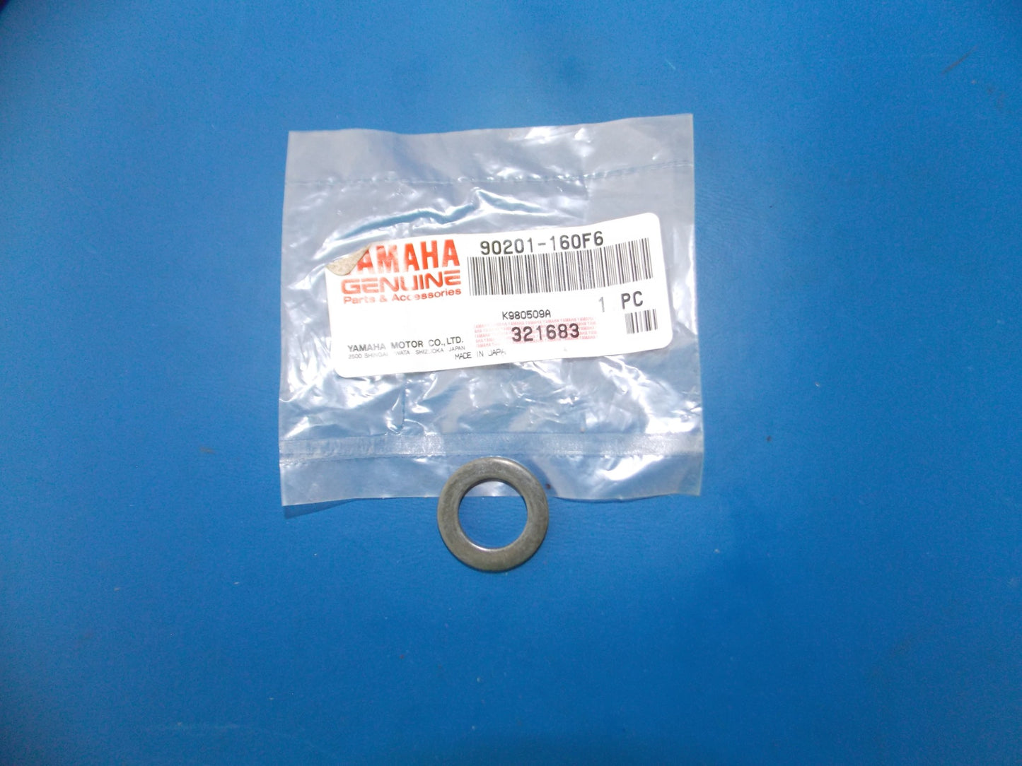 NOS YAMAHA 1980-2006 EF1200/1800/2600 YFM350 YFP350  PLATE WASHER  90201-160F6 - MotoRaider