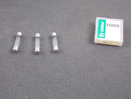LITTELFUSE CARTRIDGE FUSE 5 Amp PKG OF 3 - MotoRaider