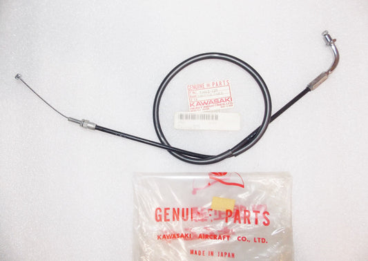 NOS OEM KAWASAKI KZ 400 THROTTLE CABLE ACCELERATOR 54012-120 - MotoRaider