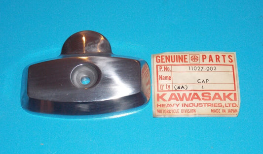 NOS OEM KAWASAKI 1974-1978 CYLINDER HEAD COVER CAP KZ400  11027-003 - MotoRaider