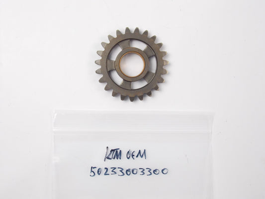 NOS OEM KTM 3RD GEAR COUNTER SHAFT 23-T MX 50233003300 | 502.33.003.300 - MotoRaider