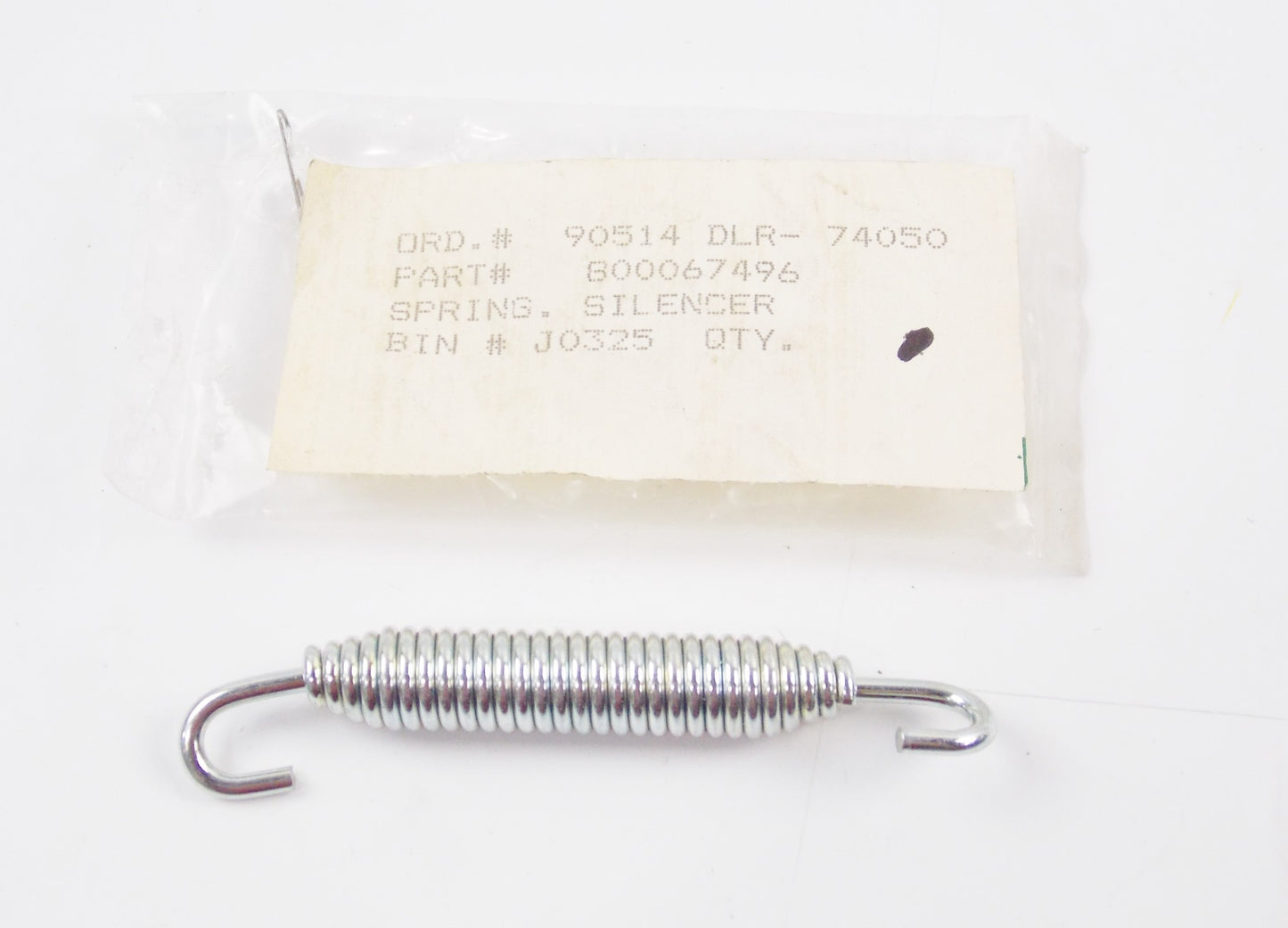 NOS HUSQVARNA 1992-94 TE-TC610 1990 TE350 1995 TE410 SPRING SILENCER 800067496 - MotoRaider