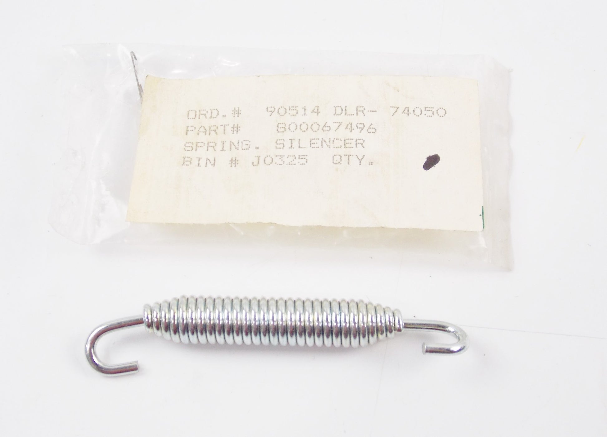 NOS HUSQVARNA 1992-94 TE-TC610 1990 TE350 1995 TE410 SPRING SILENCER 800067496 - MotoRaider