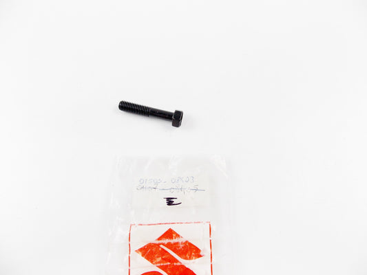 NOS OEM SUZUKI 1982 RM250Z(Z/D) FRONT WHEEL SUSPENSION BOLT 8X40 01500-08403 - MotoRaider