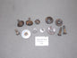 1992 KTM MXC 250 FRONT FENDER MOUNTING BOLTS + WASHERS + RUBBER MUDDER - MotoRaider