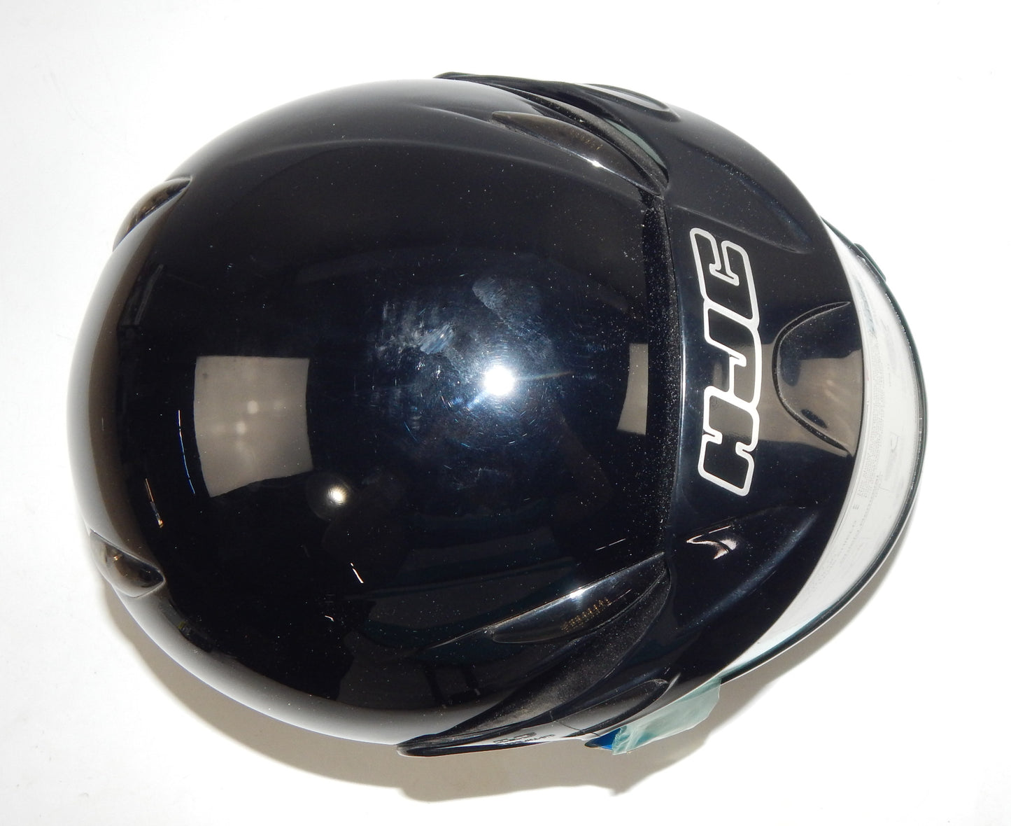 HJC CL-14 S MOTORCYCLES HELMET BLACK CLEAR SHIELD SIZE S ATV SNOWMOBILE QUAD - MotoRaider