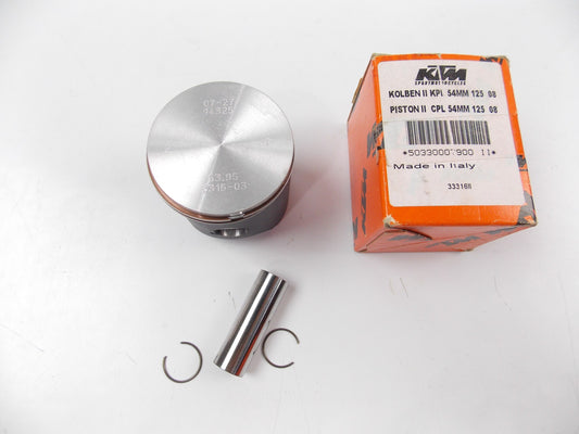 NOS OEM KTM PISTON II CPL 54MM 2014-17 125 SX  50330007900 II 503.30.007.900 II - MotoRaider