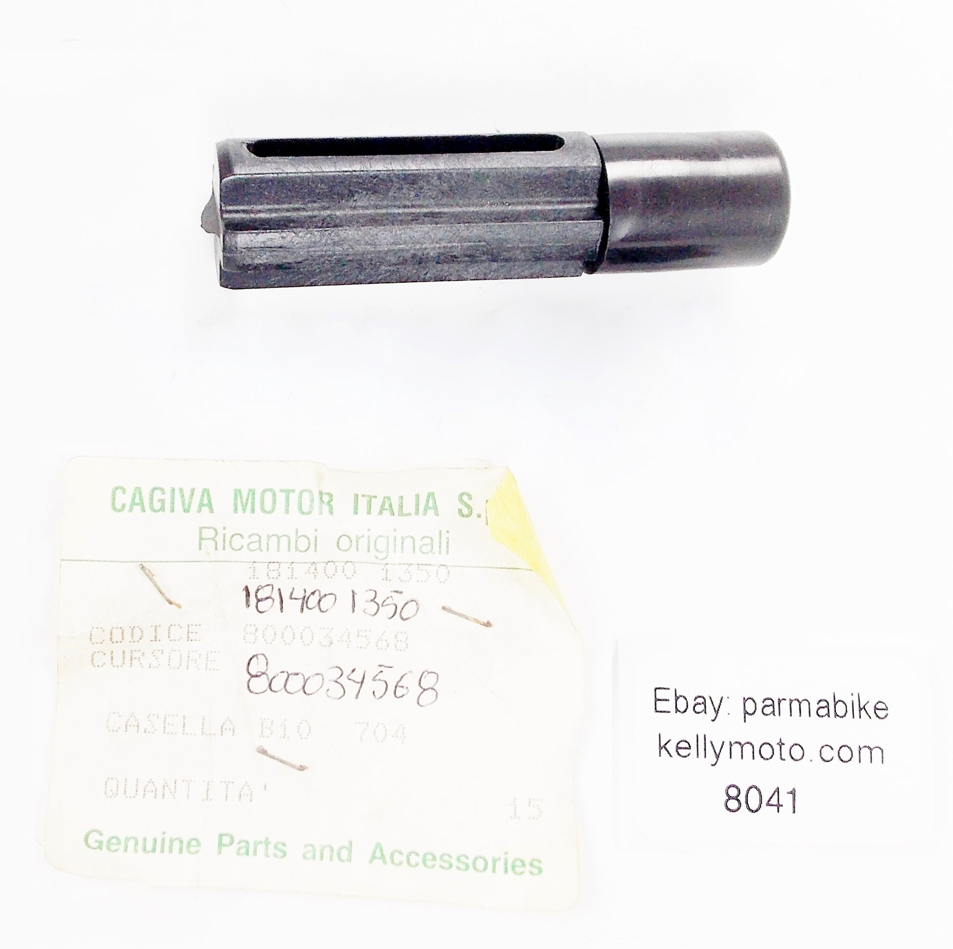 NOS OEM CAGIVA 1987 ELEFANT 350 - 650 FRAME CHASSIS SIDE STAND SLIDER 800034568 - MotoRaider