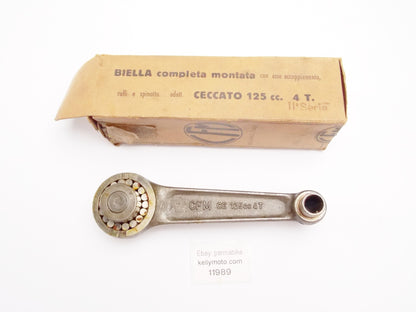 NOS CFM PISTON CONNECTING ROD+BEARING+PIN CECCATO 125 4-STROKE SERIE 2 MOTOR - MotoRaider
