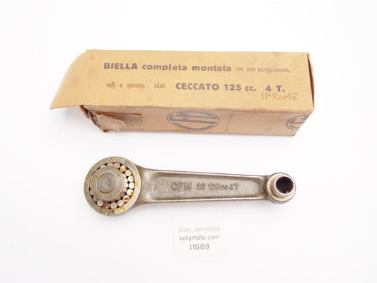 NOS CFM PISTON CONNECTING ROD+BEARING+PIN CECCATO 125 4-STROKE SERIE 2 MOTOR - MotoRaider