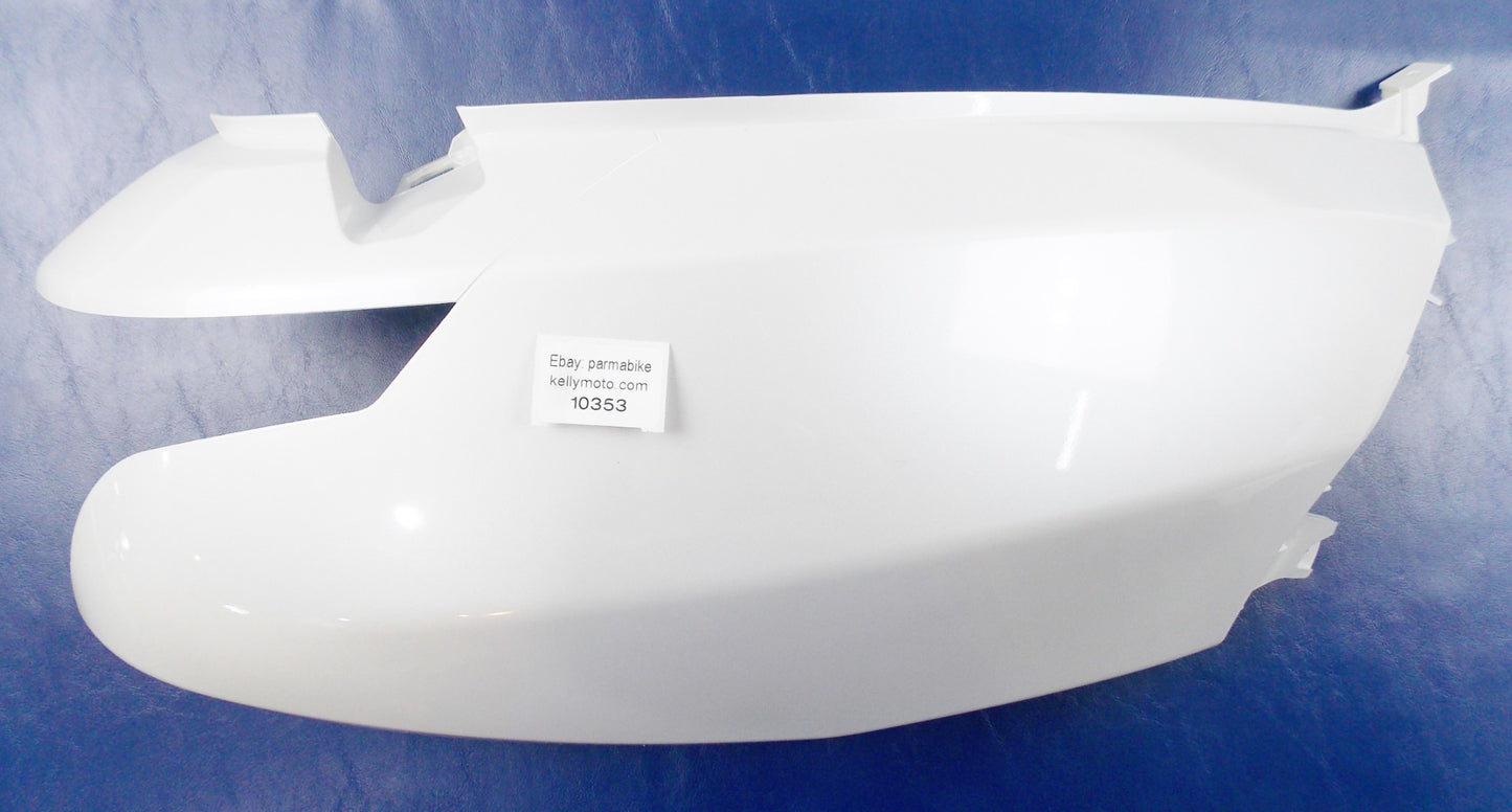 NOS OEM PEUGEOT SCOOTER E-VIVACITY WHITE RIGHT BODY COVER FAIRING 772071F5 - MotoRaider