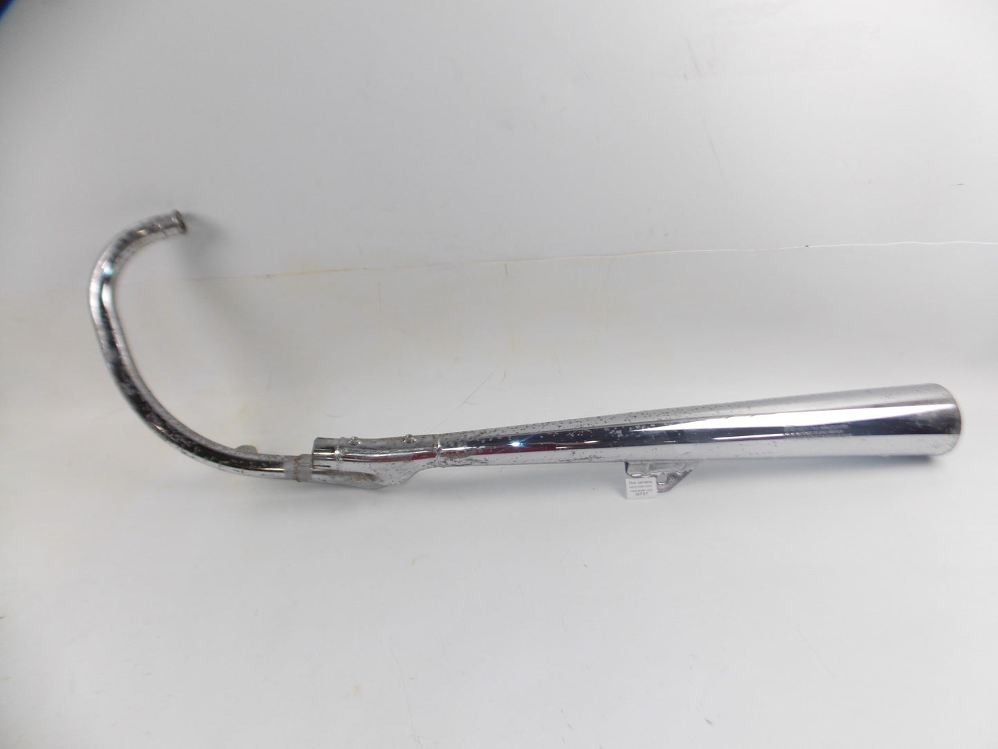 OEM SUZUKI 1977-79 GS550 GS500 MUFFLER EXHAUST SILENCER LEFT CHROME 14340-47100 - MotoRaider