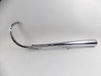OEM SUZUKI 1977-79 GS550 GS500 MUFFLER EXHAUST SILENCER LEFT CHROME 14340-47100 - MotoRaider