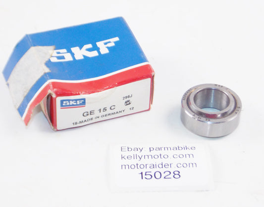 SKF GE 15 C RADIAL SPHERICAL PLAIN BEARING D 15x26x12mm motorcycle scooter moped - MotoRaider