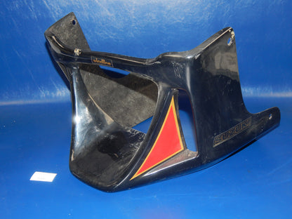 1980's SUZUKI GS GSX WINDLINE FIBERGLASS LOWER FAIRING ENGINE SPOILER CHIN BLACK - MotoRaider