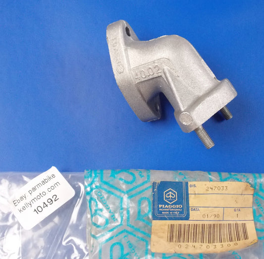 NOS OEM PIAGGIO VESPA 50/90/100/125-PRIMAVERA EXHAUST MANIFOLD CONNECTOR 247033 - MotoRaider