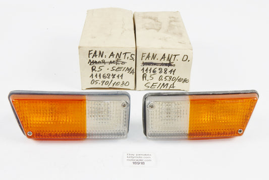 NOS 1970's RENAULT R5 LECAR FRONT MARKER LIGHT TURN SIGNAL RH LH SEIMA 11162711 - MotoRaider