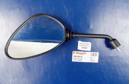 OEM MALAGUTI CENTER 50 125 160 PASSWORD BLACK LEFT MIRROR REAR VIEW 08804803 - MotoRaider