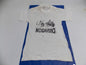 1980's MOGAVERO T-SHIRT RETRO WHITE COLOR SIZE S SHORT SLEEVE ITALIAN DEALERSHIP - MotoRaider