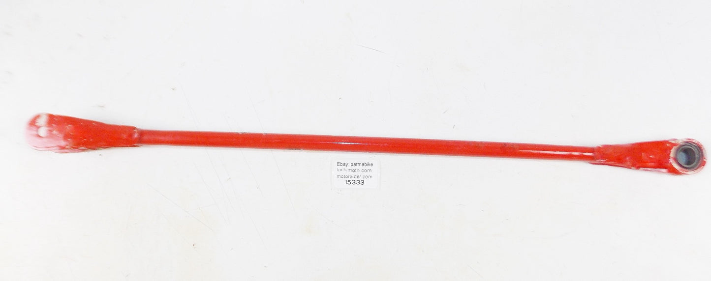 VINTAGE CROSS ENDURO RED REAR WHEEL BRAKE PLATE STAY BETA 1983 500 L=570 mm - MotoRaider
