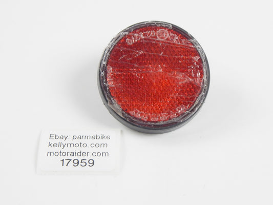 K-LITE BOL-ON RED LIGHT REFLECTOR 02.1207 DOT SAE A-03 RICKMAN ZUNDAPP VINTAGE - MotoRaider