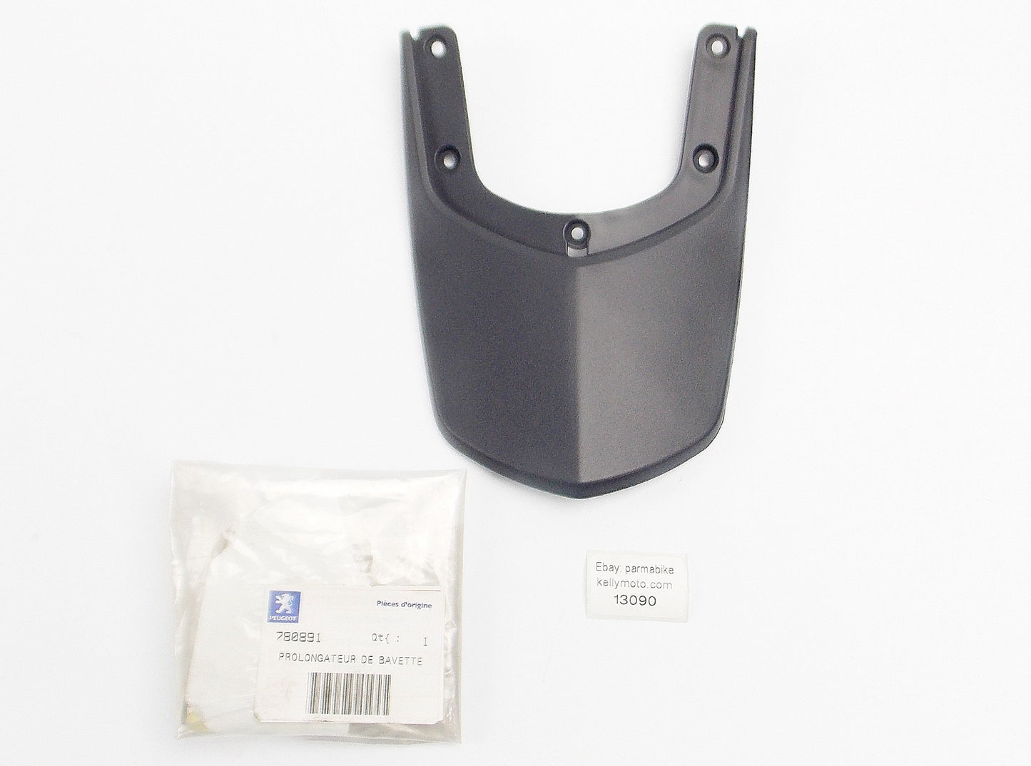OEM PEUGEOT 2016 TWEET 50/2018 TWEET 125 PRO MUDGUARD EXTENSION MUDFLAP # 780891 - MotoRaider
