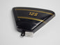 NOS OEM LAVERDA LZ 125 175 LH FRAME SIDE COVER PANEL BLACK 61 706 050 61706050 - MotoRaider